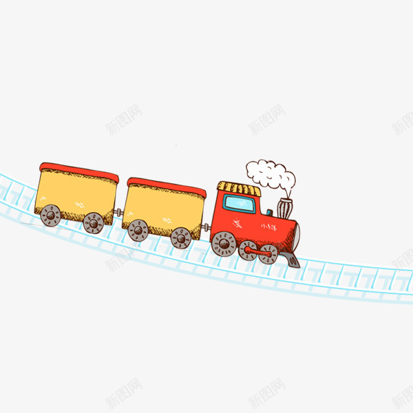 创意小火车插画png免抠素材_88icon https://88icon.com Q版小火车 交通工具 创意 卡通 小火车 手绘 插画设计