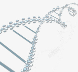 分子元素DNA螺旋科技背景高清图片