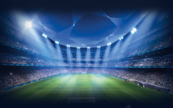 决战欧洲杯世界杯欧洲杯全屏海报背景球场高清图片