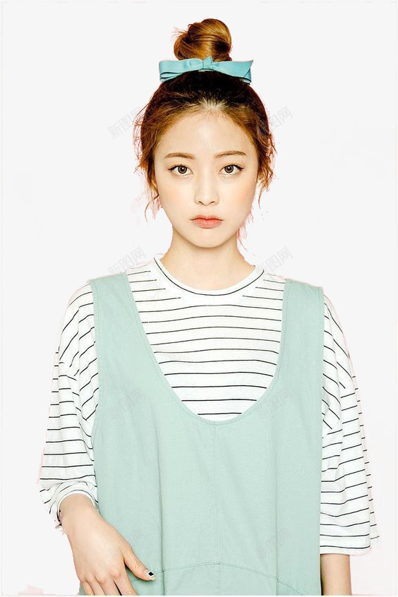 时尚日韩女装美少女蝴蝶结png免抠素材_88icon https://88icon.com 女装 少女 时尚 蝴蝶结