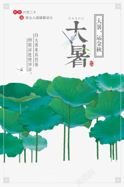 大暑运大暑运金秋自大暑来高清图片