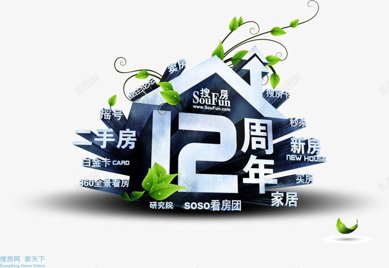 12周年活动标题元素png免抠素材_88icon https://88icon.com 12周年活动标题元素 二手房 家居 新房 标题 立体文案