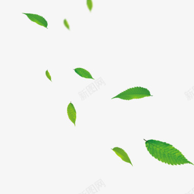 绿叶装饰图标图标