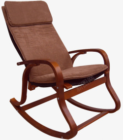 绒布垫子木质摇摇椅素材