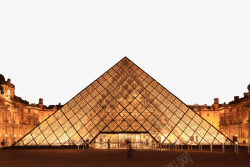 警戒名建筑典雅辉煌建筑巴黎卢浮宫图高清图片