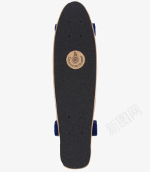 黑色滑板png免抠素材_88icon https://88icon.com Skateboard 产品实物 代步 休闲工具 蓝色轮子