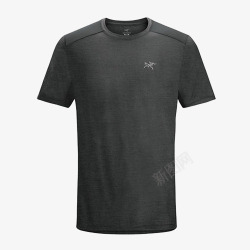 圆领短袖衬衫Arcteryx始祖鸟男款T恤高清图片