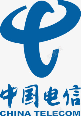 通讯中国电信商标图标图标