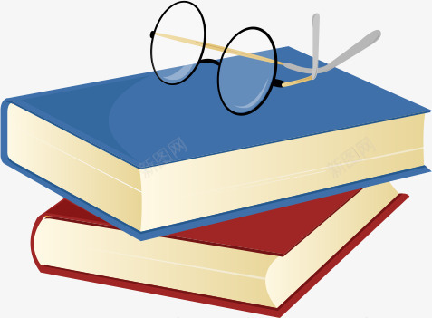 创意海报卡通书本眼镜png免抠素材_88icon https://88icon.com 书本 创意 卡通 海报 眼镜