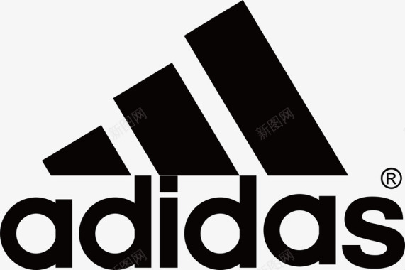 logo设计阿迪达斯logo矢量图图标图标