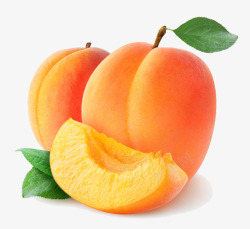 水果切片黄桃水果高清图片