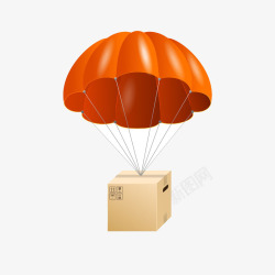 降落伞下的气球素材