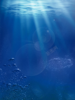 海底游泳游泳培训海底背景高清图片