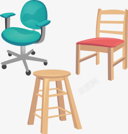 椅子凳子木椅素材