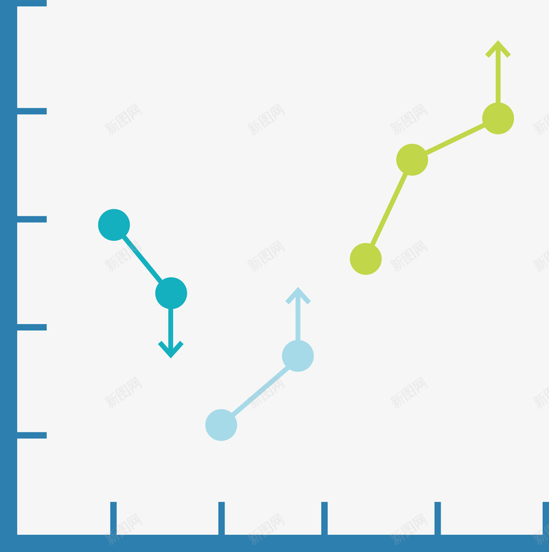 彩色股票分析图png免抠素材_88icon https://88icon.com 彩色 折线 曲线图 矢量股票走势图 线条 股票 股票曲线图 蓝色 走势图