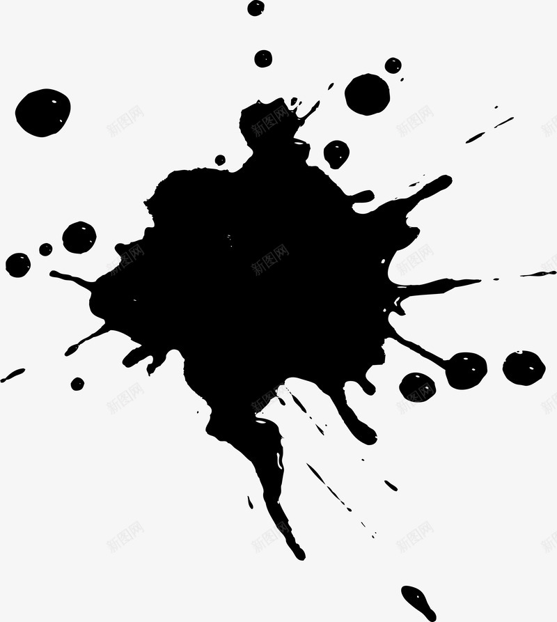 飞溅的墨点png免抠素材_88icon https://88icon.com 墨点 墨迹 水墨效果 泼洒 矢量png 飞溅 飞溅墨点