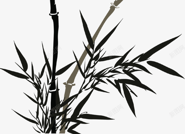 竹子水墨风中国字画png免抠素材_88icon https://88icon.com 中国 字画 水墨 竹子