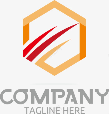 公司标志设计几何六边形公司标志矢量图图标图标