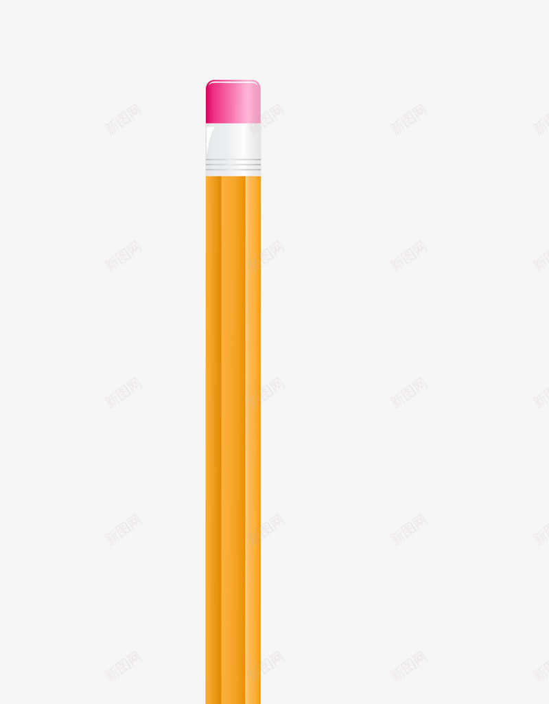 黄色的铅笔png免抠素材_88icon https://88icon.com 一支 卡通 姜黄色 手绘 橡皮 笔尖 简图 粉色的 铅笔 黄色的