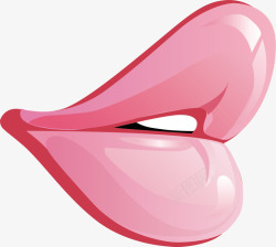粉色嘴唇粉色诱惑性感嘴唇高清图片