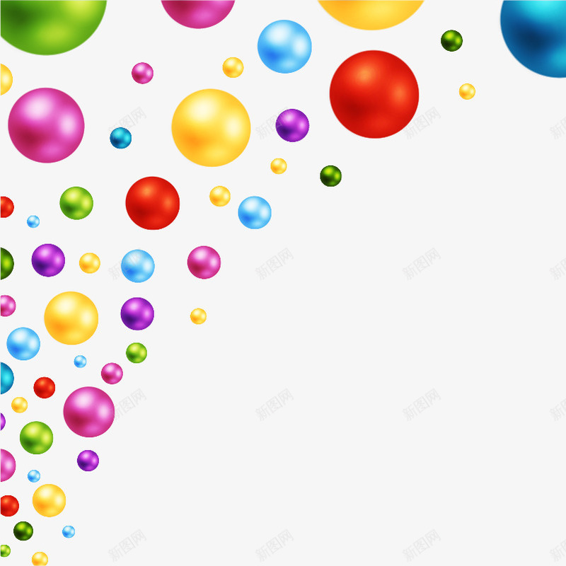 彩色立体球体背景图案png免抠素材_88icon https://88icon.com 图案 彩色 球体 立体 背景
