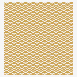 土黄一幅土黄色的波浪纹样装饰矢量图高清图片