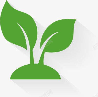 环保树木素材生态环境保护图标图标