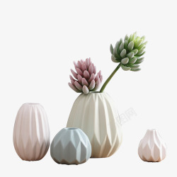 植物造型花瓶花朵素材