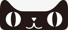 黑色经典天猫头像png免抠素材_88icon https://88icon.com 头像 经典 黑色