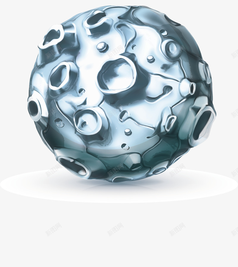陨石坑外星png免抠素材_88icon https://88icon.com 卡通星球 外星 星球 星球小清新 星球手绘 星球表面 陨石坑
