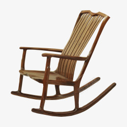 木质摇椅素材