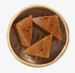 粤式早茶枸杞糕点实物装饰高清图片