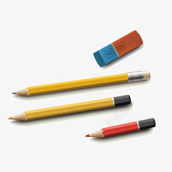 文具用品背景彩色铅笔高清图片