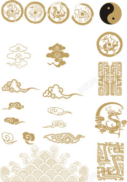 中国传统图案矢量图素材