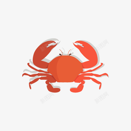 海鲜螃蟹png免抠素材_88icon https://88icon.com 大海 沙滩 海水 海鲜 红色的 美味 螃蟹 螃蟹钳