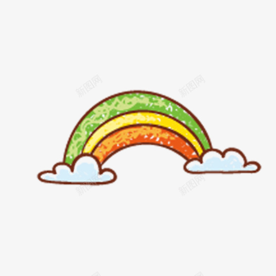 六一儿童节海报太阳彩虹png免抠素材_88icon https://88icon.com 儿童节 六一 手绘 插画