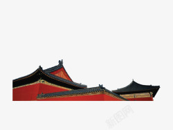 故宫城墙素材故宫的一角高清图片
