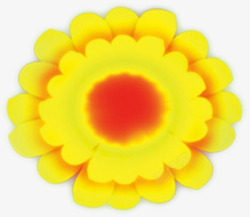春天缤纷黄色花朵素材