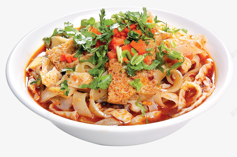 一碗凉皮png免抠素材_88icon https://88icon.com 凉皮 凉面 西安 麻辣 地方特色 美食 食物