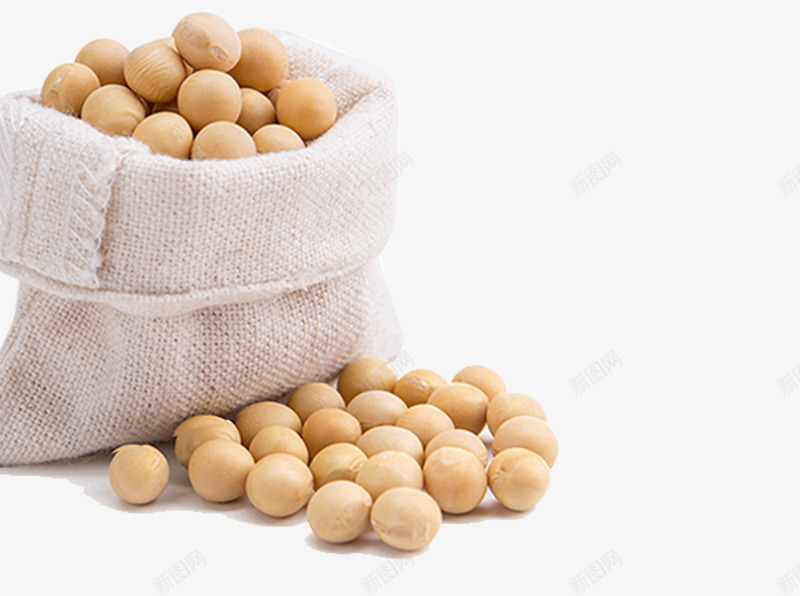 东北大豆黄豆豆子png免抠素材_88icon https://88icon.com 大豆 特产 黄色 黄色豆子