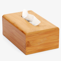 创意实木抽纸盒素材