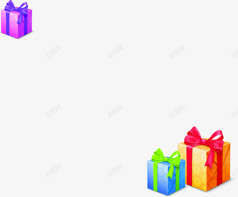 礼盒缤纷圣诞节促销海报png免抠素材_88icon https://88icon.com 促销 圣诞节 海报 礼盒 缤纷