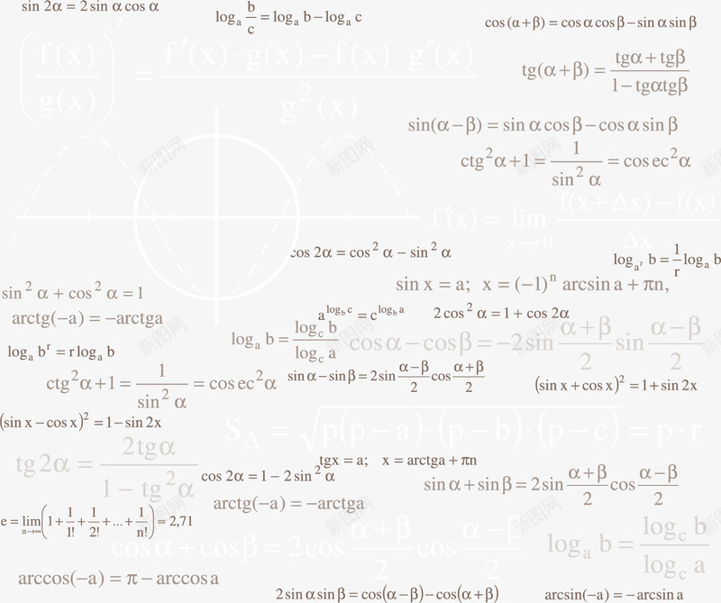 数学公式png免抠素材_88icon https://88icon.com ai 三角 公式 公式笔记 圆 抛物线 数学 数学符号 数轴 物理 物理公式 物理函数 黑板 黑色