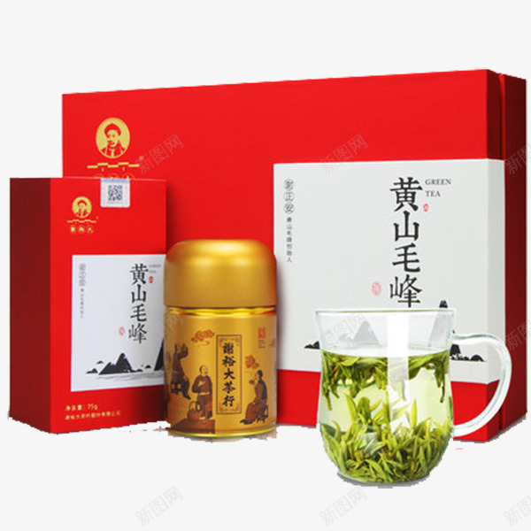 黄山毛峰茶png免抠素材_88icon https://88icon.com 产品包装 产品实物 茶叶 黄山毛峰