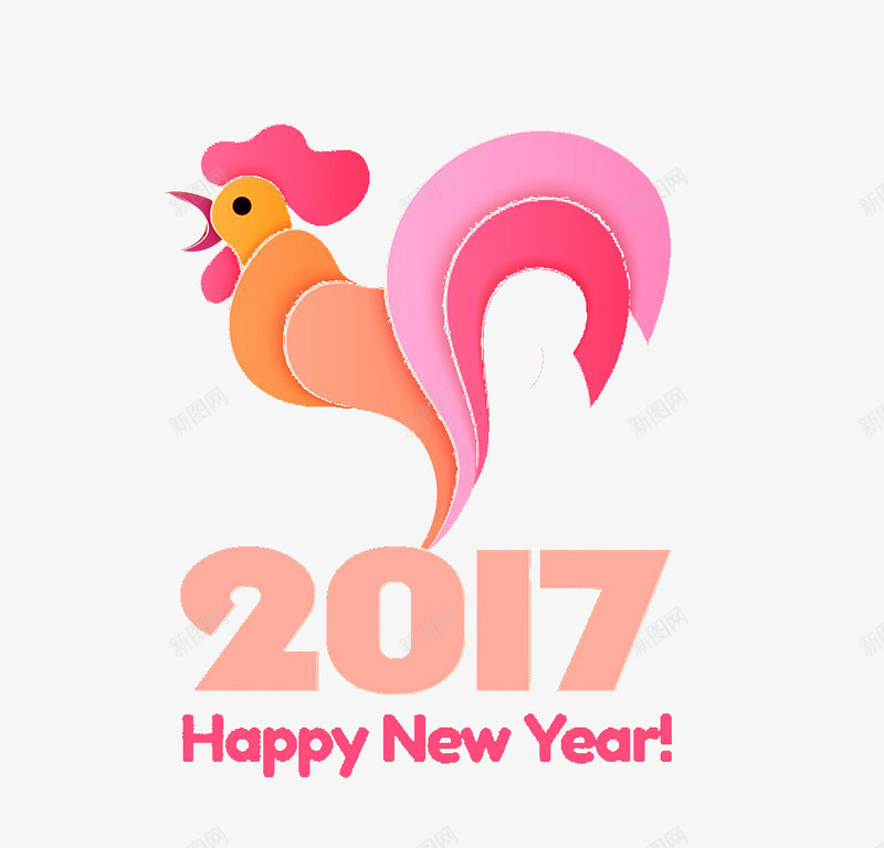 2017年鸡年可爱卡通鸡png免抠素材_88icon https://88icon.com 2017 可爱卡通 新年 鸡