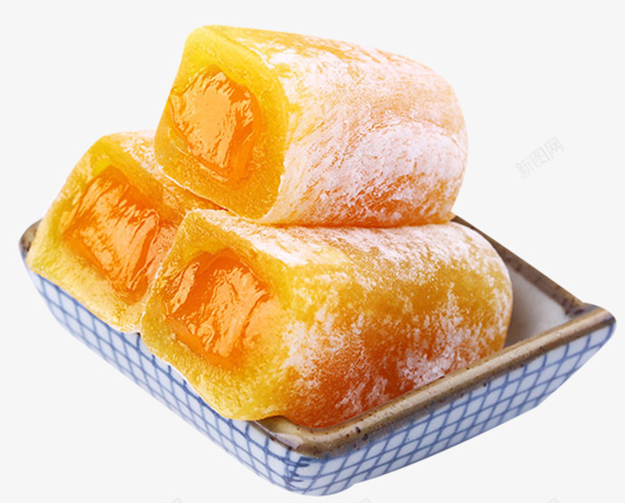 爆浆芒果麻薯球糯米团子png免抠素材_88icon https://88icon.com 小吃 爆浆 盘子 糯米团子 芒果 麻薯 麻薯球
