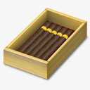 箱哈伯纳斯公司打开停止雪茄素材