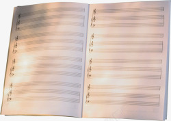 乐谱书籍翻开的书高清图片