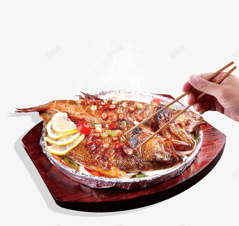 红烧香辣烤鱼大餐餐饮麻辣鱼png免抠素材_88icon https://88icon.com 劲辣烤鱼 烤鱼 烤鱼餐饮 红烧香辣烤鱼 辣味鱼餐 香辣烤鱼