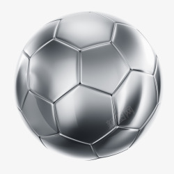 深银色足球世界杯片素材